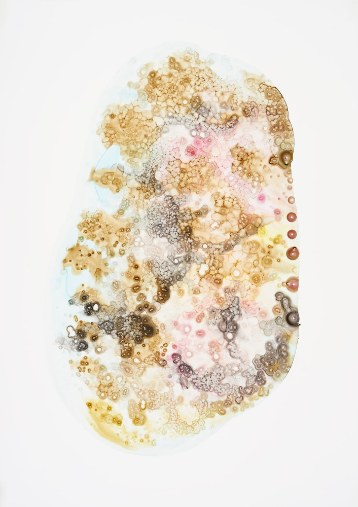 Michelle Concepción, Pearl 43, acrylic on paper, 48 x 34 cm, 2013